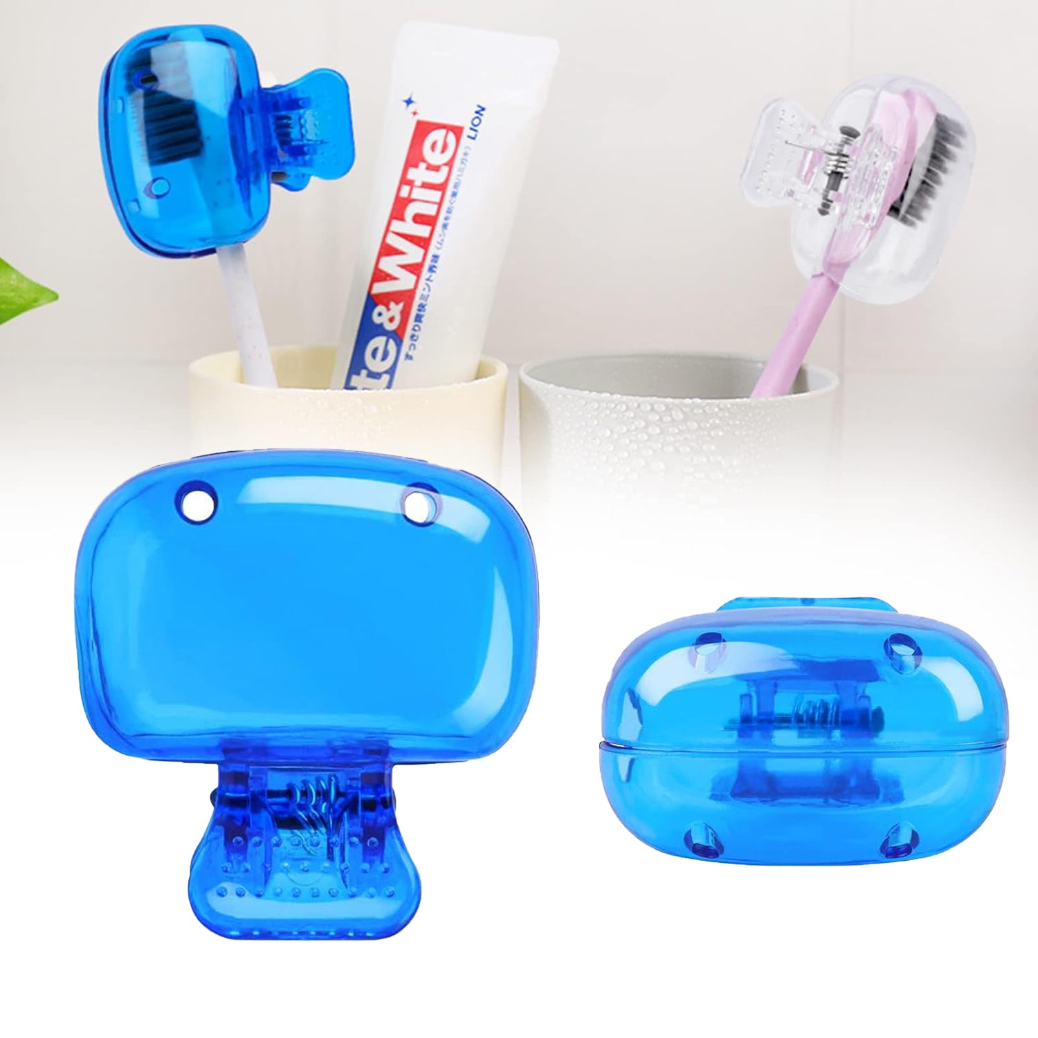 01_caf55ee2-8e33-4a1d-9da9-043ab9c58a82 Plastic Toothbrush Head Cover Cap (1 Pc) - Image 1