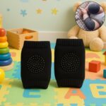 Black Toddler Wool Knit Leg Warmer (Knee Guard) - Image 4