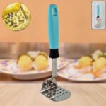 Apex L-Handle Stainless Steel Potato Masher Ergonomic Grip (1 Pc)