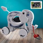 Pull Along Toddler Toy, Pull Along Toy with Attractive Design (Elephant)