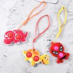 Silicone Push Pop Bubble Fidget Toy Keychain (1 Pc) - Image 7