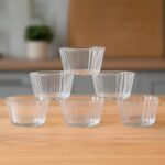 Premium Transparent Plastic Dessert Bowl Set – 6 Pieces
