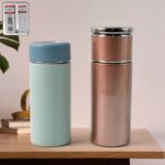 Stainless Steel Travel Water Bottle Approx 350ml (1 Pc) - Image 2