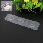 Adhesive Nails Wall Hooks (Screw Sticker / 3 Hook / 1 Pc / B Grade)