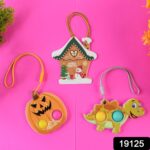 Silicone Push Bubble Fidget Keychain Toy (1 Pc) - Image 2