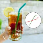 Reusable Silicone Straws Flexible Drinking Straws with Cleaning Brush (7 pc) - Image 6