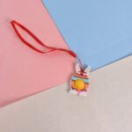 Cute Bunny-Shaped Pop It Fidget Toy Keychain (1 Pc) - Image 4
