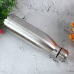 Silver Stainless Steel Water Bottle Approx 500 ML (1 Pc) - Image 4