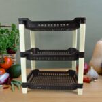 Apex Big Multi use Plastic Storage Rack – 3-Tier (1 Pc) - Image 3