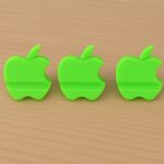 Apple-Shaped Plastic Mobile Phone Holder (3 Pc & mix color) - Image 6