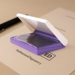 Yashu Plastic Stamp Pad Violet Ink, Quick-Dry Refillable Pad (1 Pc) - Image 6