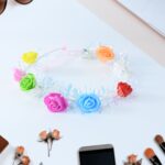 LED Flower Crown Headband – Multicolor Light-Up (1 Pc), Hair accessories - Image 5