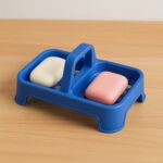 Premium 2-in-1 Double Soap Dish Stand (1 Pc) - Image 4