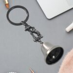 Metal Small Temple Bell Keychain, Motorcycle Bell Keychain (1 Pc / Mix Color) - Image 4