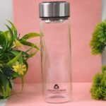 Outdoor sport Glass water bottle  With Steel Lid / 500 ML Approx) - Image 6