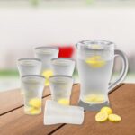 Apex Unbreakable Lemon Jug Set with 6 Glasses – 1200ML Jug + 300ML Glasses Approx - Image 3