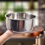 Stainless Steel Table Small Dish Bowl Plate Set for Side Dish, Sauce  (1 Pc) - Image 3