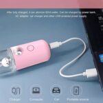 Portable Mini Facial Steamer – USB Rechargeable Nano Mist Sprayer with Cute Cartoon Design - Image 3