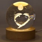 Fish 3D Crystal Ball lamps With Base (1 Pc) - Image 6