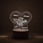 Creative Visualization Lamp 3D Acrylic Decorative Lamp With Pen - Image 6