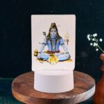 Beautiful 3D Lord Shiva Frame with Soft White Light (1 Pc) - Image 6