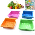 Adjustable Refrigerator Storage Organizer Drawers (4 Pc)