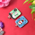 Multipurpose Strong Cartoon Hook Self-Adhesive hooks (2 Pc Set)