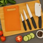 Chopping Board with Knife Set (Pack of 5)