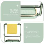 2-in-1 Self-Adhesive Towel Hanger & Soap Holder Stand (1 Pc) - Image 3