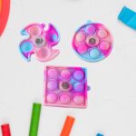 Silicone Pop It Fidget Spinner Keychain Toy (1 Pc) - Image 4