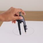 2-Piece Geometry Protractor Set with Lock and Transparent Protractor - Image 6