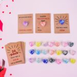 Heart-Shaped Crystal Gem Valentines with Gift Cards (24 Pc) - Image 6