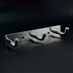 Stainless Steel Wall Mounted Coat 3 Hook Rack (14x3 / 1 Pc) - Image 4