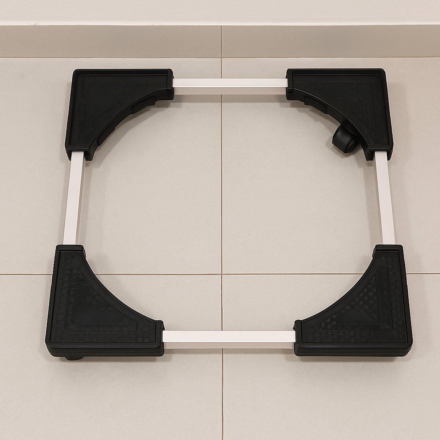 02_62c41c99-81e0-41e8-bedf-579784557b50 Adjustable Heavy-Duty Fridge and Washing Machine Stand Base Trolley 50x50 cm - Image 1