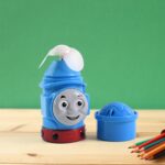 Plug-and-Play Cartoon Mini Fan in Train Character Design - Image 4
