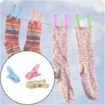 Plastic Cloth Clips (Multicolour) - Pack of 12 - Image 4
