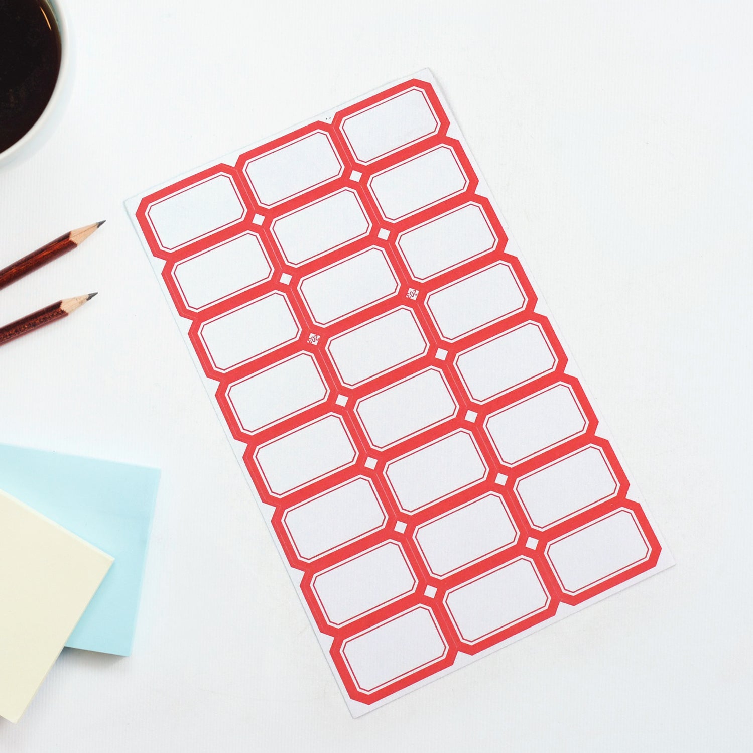 02_716fce9a-e528-4df0-b4e0-a91a2c084d3f Multipurpose Writable Blank Label Sticker Sheets (1 Sheet) - Image 1