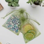 Small Potli Gift Bags, Small Mesh Bags Drawstring Gift Bags (1Pc / 12×10 Cm) - Image 3