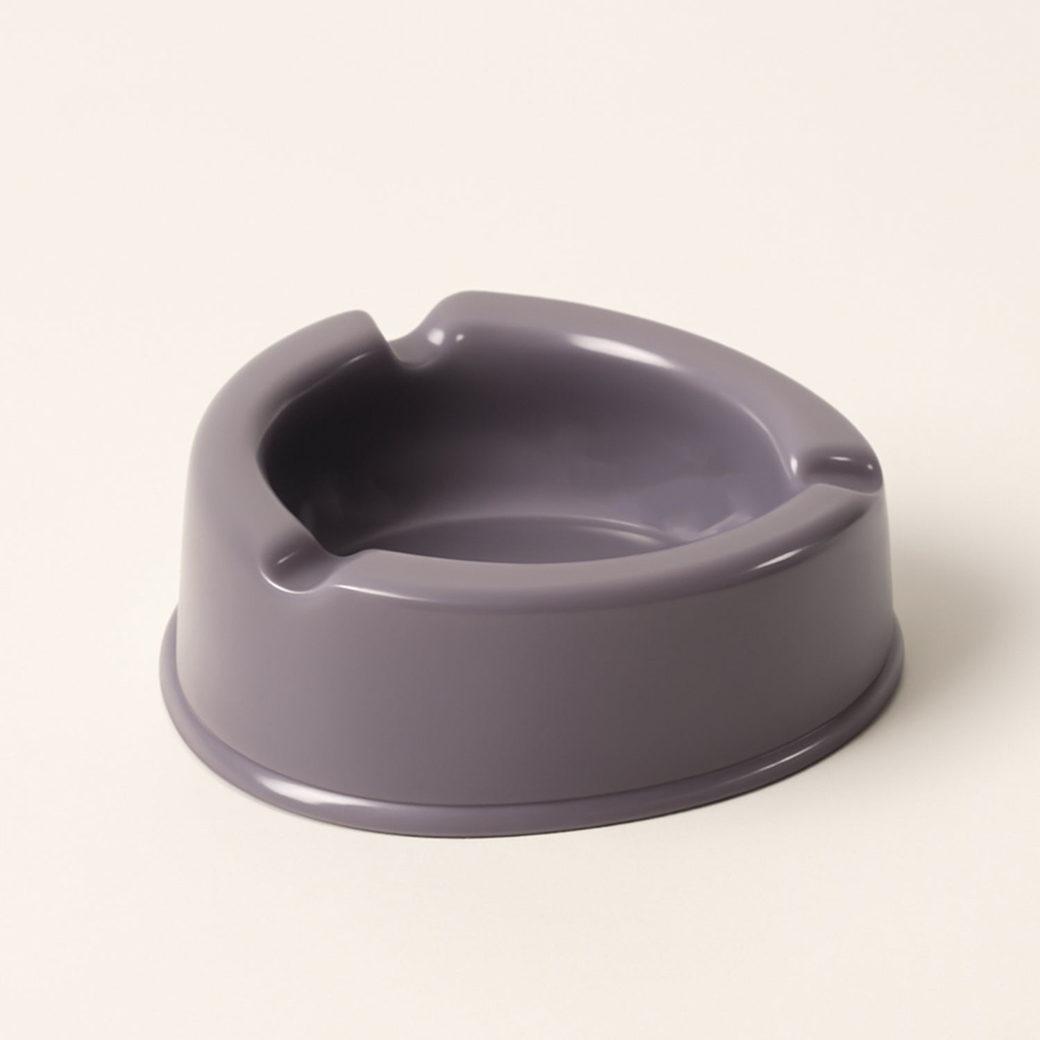 02_72dbe3ed-baf6-4cd8-a4c8-24047ae17949 Oblivion Durable Plastic Ashtray with Wide Bowl and Triple Cigarette Holder Slots (1 pc) - Image 1