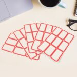 Multipurpose Writable Blank Label Sticker Sheets (1 Sheet) - Image 3