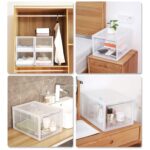 Shoe Storage Box, Shoe Box Clear Plastic Stackable (1 Pc) - Image 3