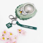 Cartoon USB Handheld Fan Portable Outdoor Mini Desktop Office Fan - Image 4