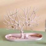 Plastic Jeweller Organizer Earring Holder and Necklace Rack With Drawer (1 Pc) - Image 3