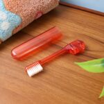 Portable Folding Toothbrush with Built-in Travel Case (1 Pc) - Image 6