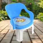 Plastic Multipurpose Strong and Durable Baby Chair with Cushion Base (1 Pc) - Image 3
