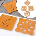 Wooden Table Coasters Tea Coasters (1 Pc / Mix Design) - Image 4
