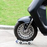 Universal Scooter/Bike Parking Support Roller with Heavy-Duty Wheels (1 Pc) - Image 6