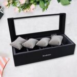 Style Fresh and Simple Girl Earrings Plate Jewellery Box Earrings Ring Multi-function Jewellery Storage Box - Image 5