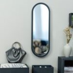 Modern Oval Wall-Mounted Bathroom Mirror (1 Pc) - Image 3