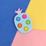 Silicone Push Pop Keychain Toy for Kids (1 Pc) - Image 7